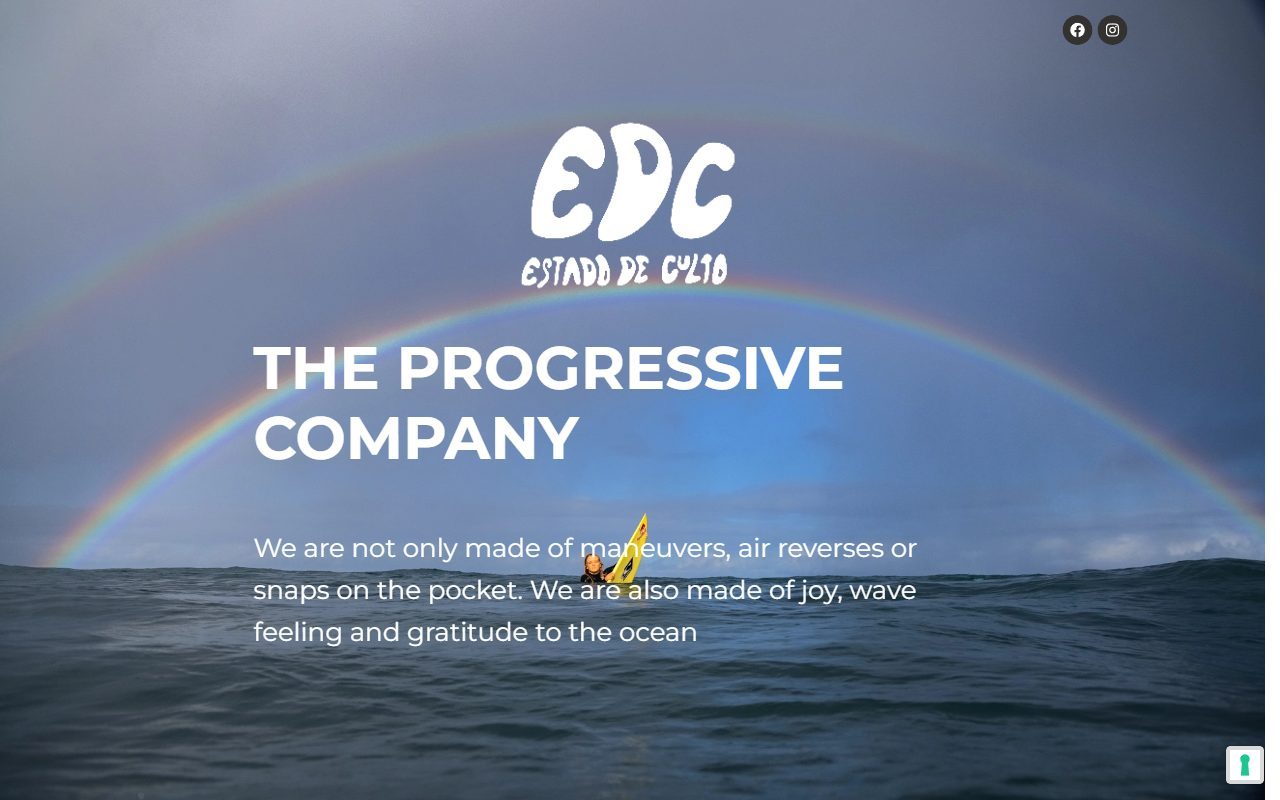 Homepage of Estado de Culto