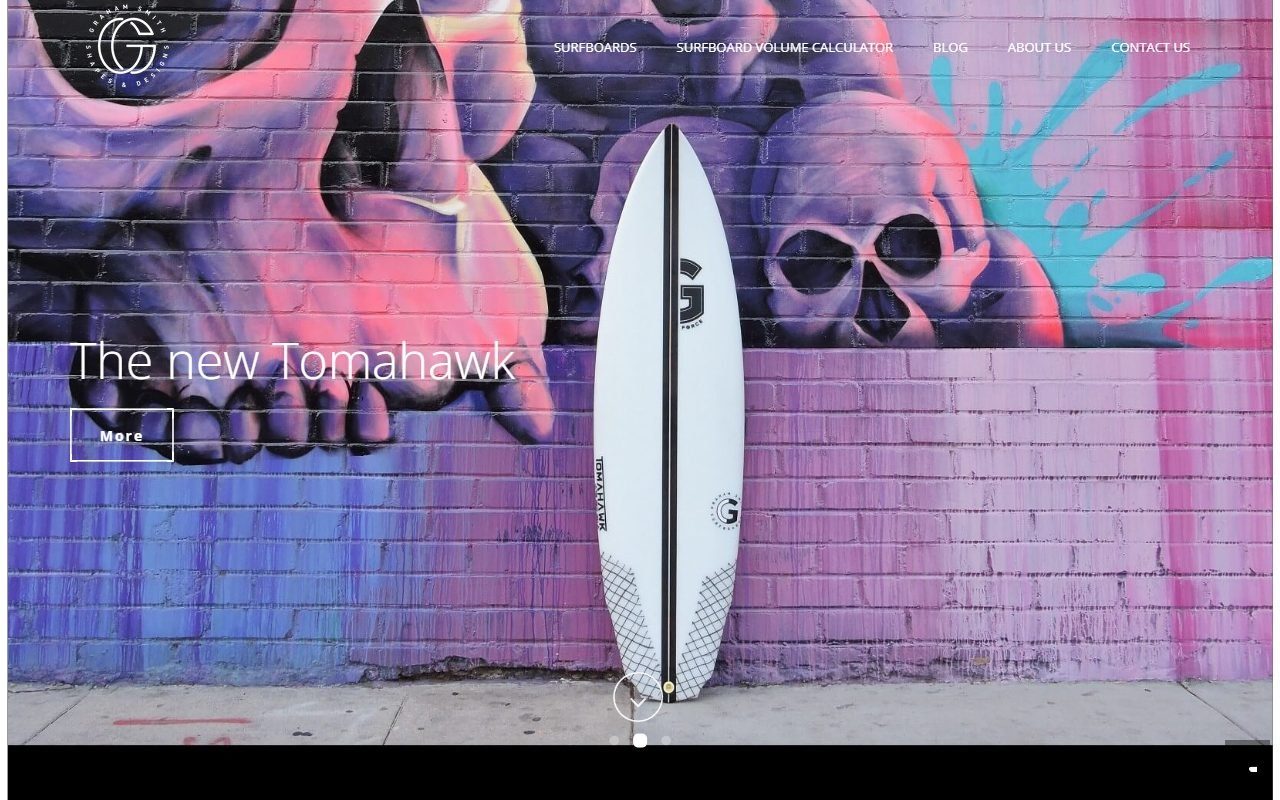 Homepage of Graham Smith Surfboards
